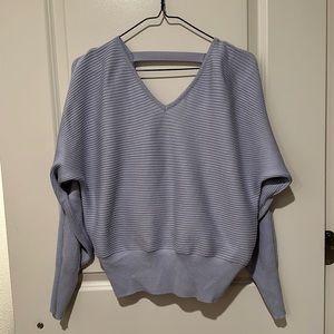 Women's low back sweater